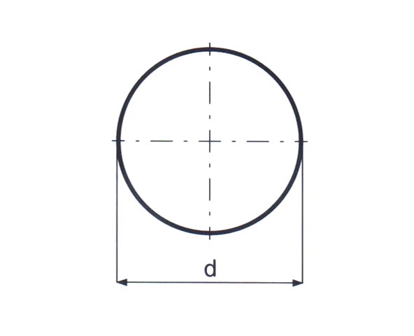 Tyč kruhová kovaná, DIN 7527-6, průměr 320